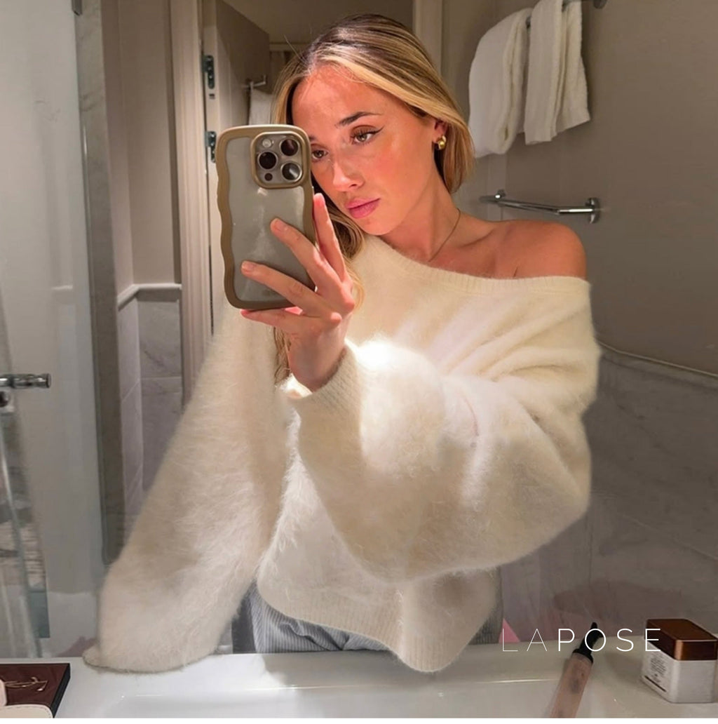 Selene Off Shoulder Knit Sweater