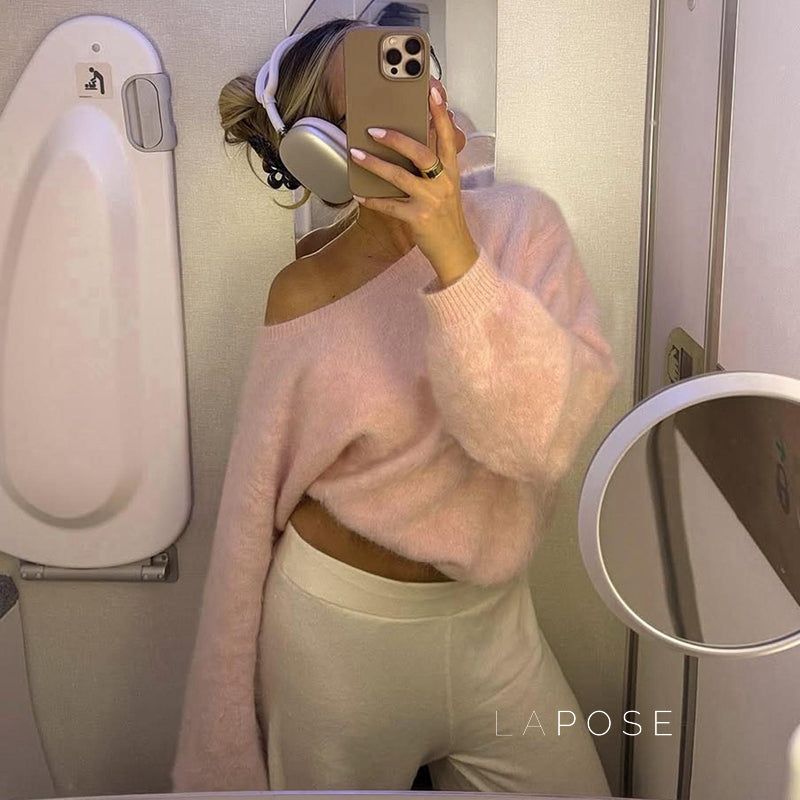 Selene Off Shoulder Knit Sweater