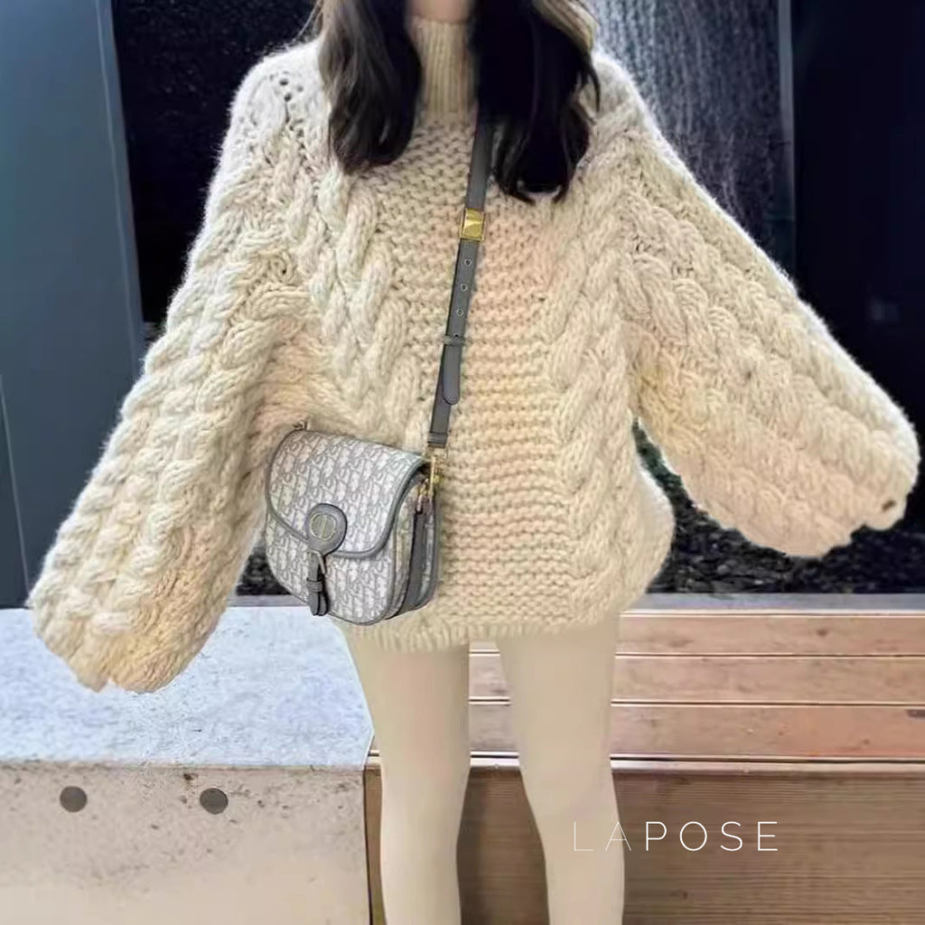 Shrinika Bell Sleeve Knit Sweater