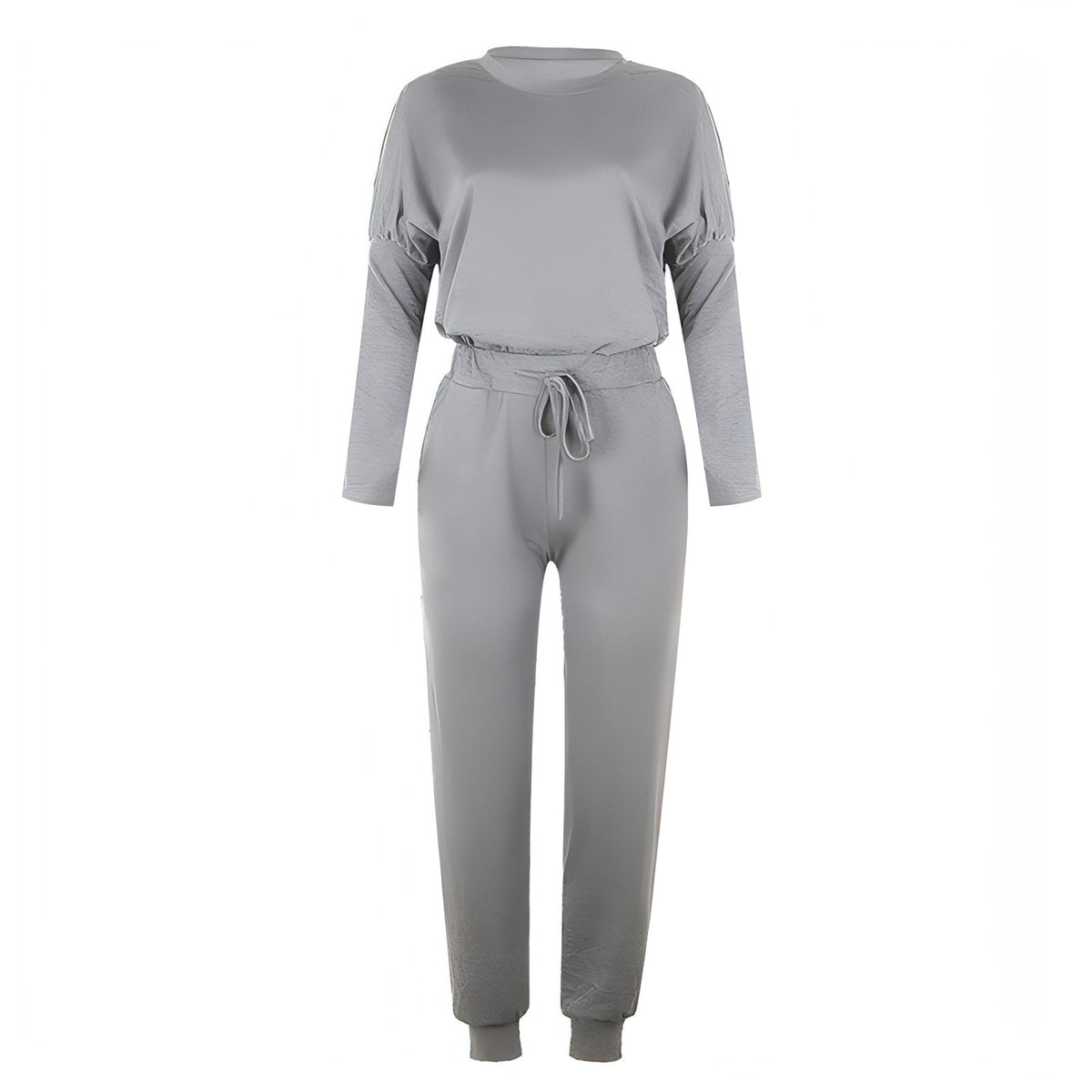 Loose Long Sleeve Top Shirt and Pants Two Piece Set