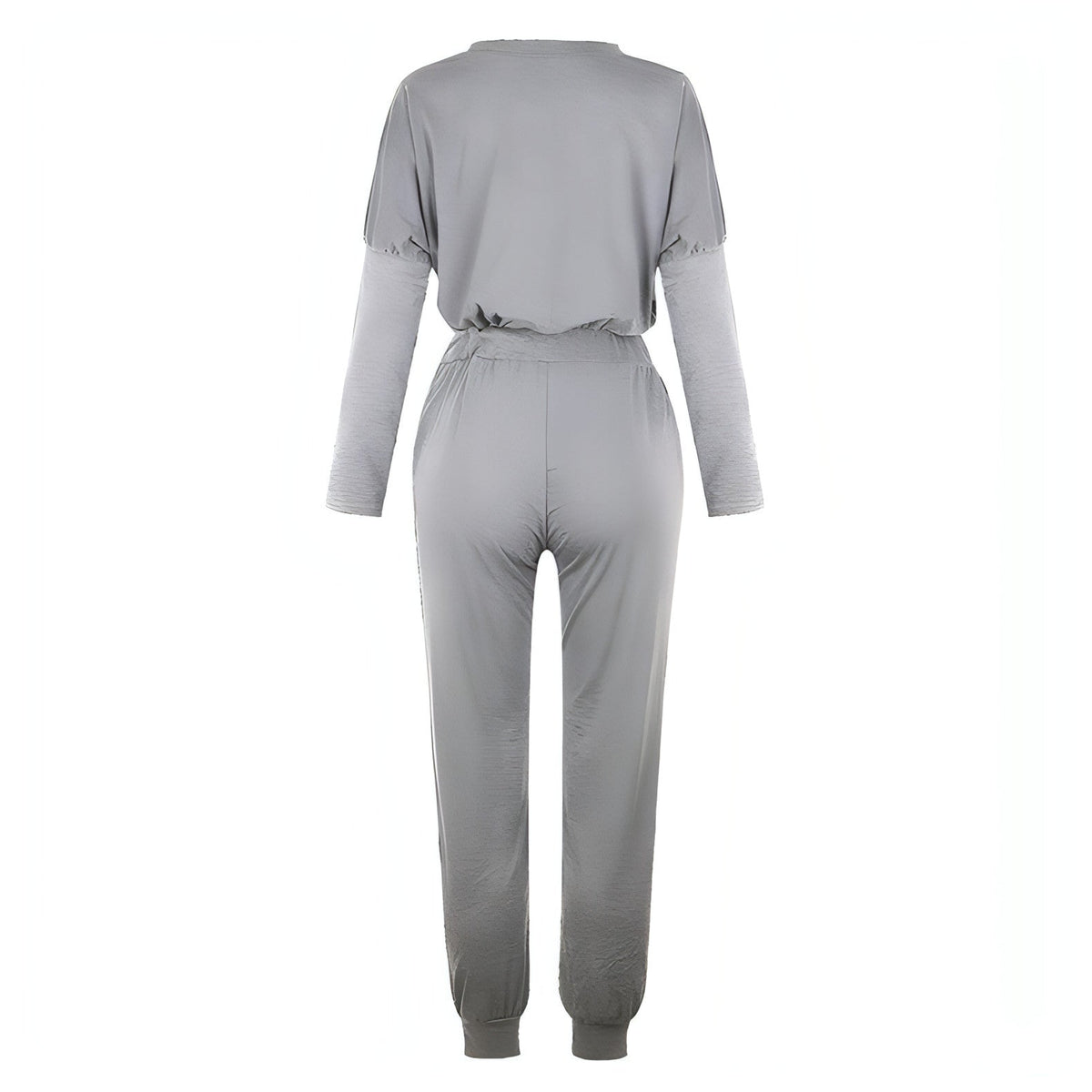 Loose Long Sleeve Top Shirt and Pants Two Piece Set