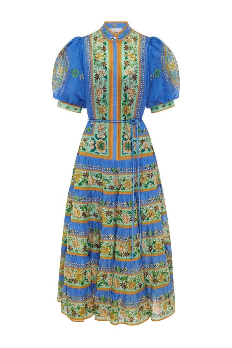 Nydia Puff Sleeve Maxi Dress