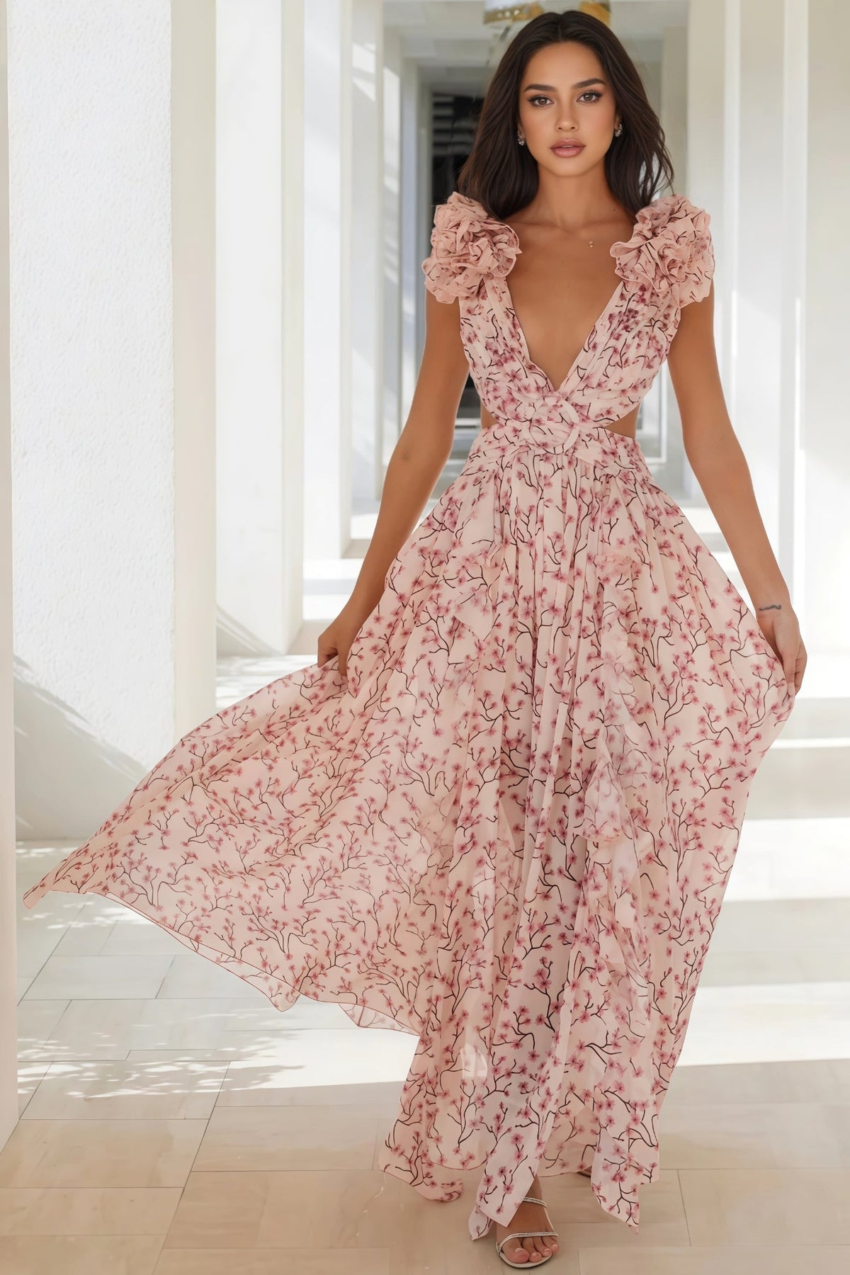 Olwen Cutout Maxi Dress