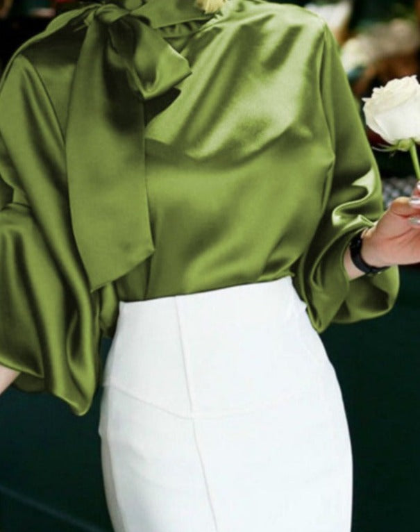 Donna Satin Blouse