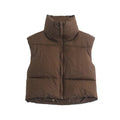 Dressbetty - Cardigan Waistcoat Thick Sleeveless Coat