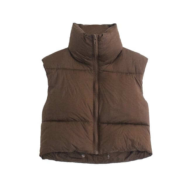 Dressbetty - Cardigan Waistcoat Thick Sleeveless Coat
