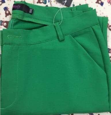 Slim Straight Trousers Pants All Match Spring Legging Pants S-4xl Ankle-length Pants