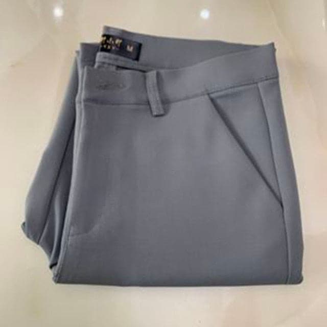Slim Straight Trousers Pants All Match Spring Legging Pants S-4xl Ankle-length Pants