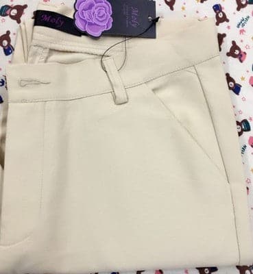 Slim Straight Trousers Pants All Match Spring Legging Pants S-4xl Ankle-length Pants