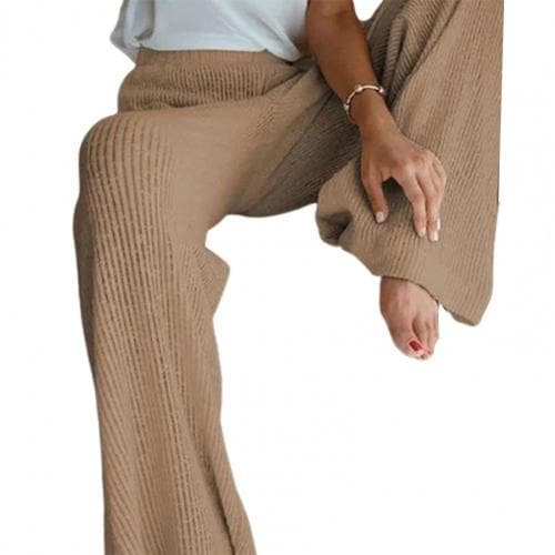Ribbed Knitted Pants