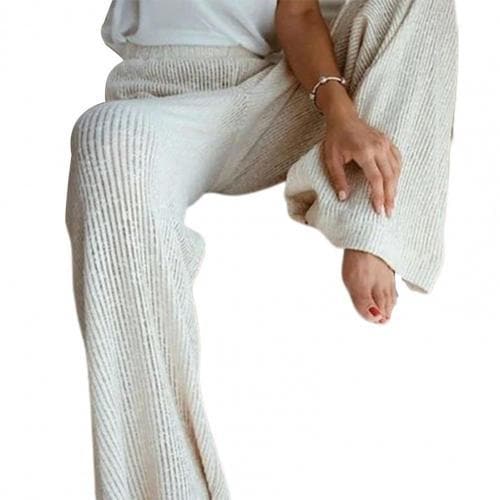 Ribbed Knitted Pants