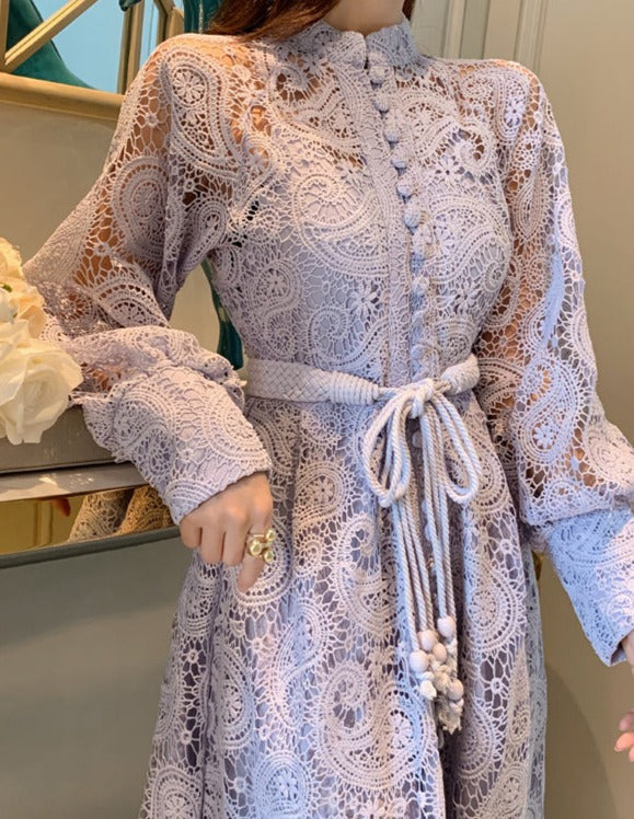 Margo Patchwork Midi Dress