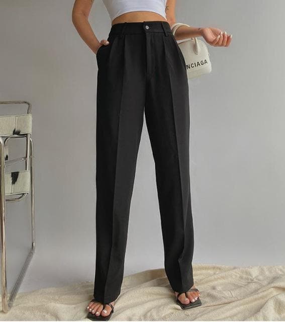 Spring New Office Lady Wide Leg Female Pants Hot Sales