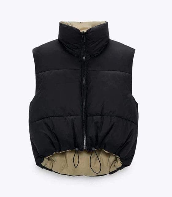 Dressbetty - Cardigan Waistcoat Thick Sleeveless Coat