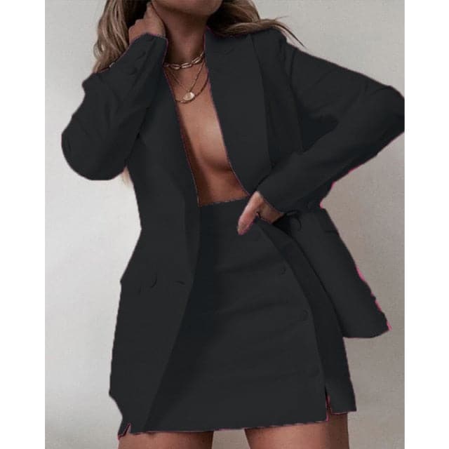 Candy Colour Coat + Shorts Set