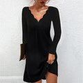Dressbetty - V-neck Evening Night Party Clubwear Mini Dress