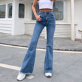 Woman Denim Flare Pants