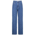 Woman Jeans Straight High Waist Pants