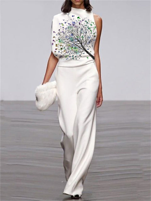 Andriana Abstract Jumpsuit