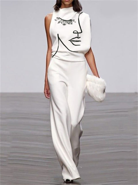 Andriana Abstract Jumpsuit