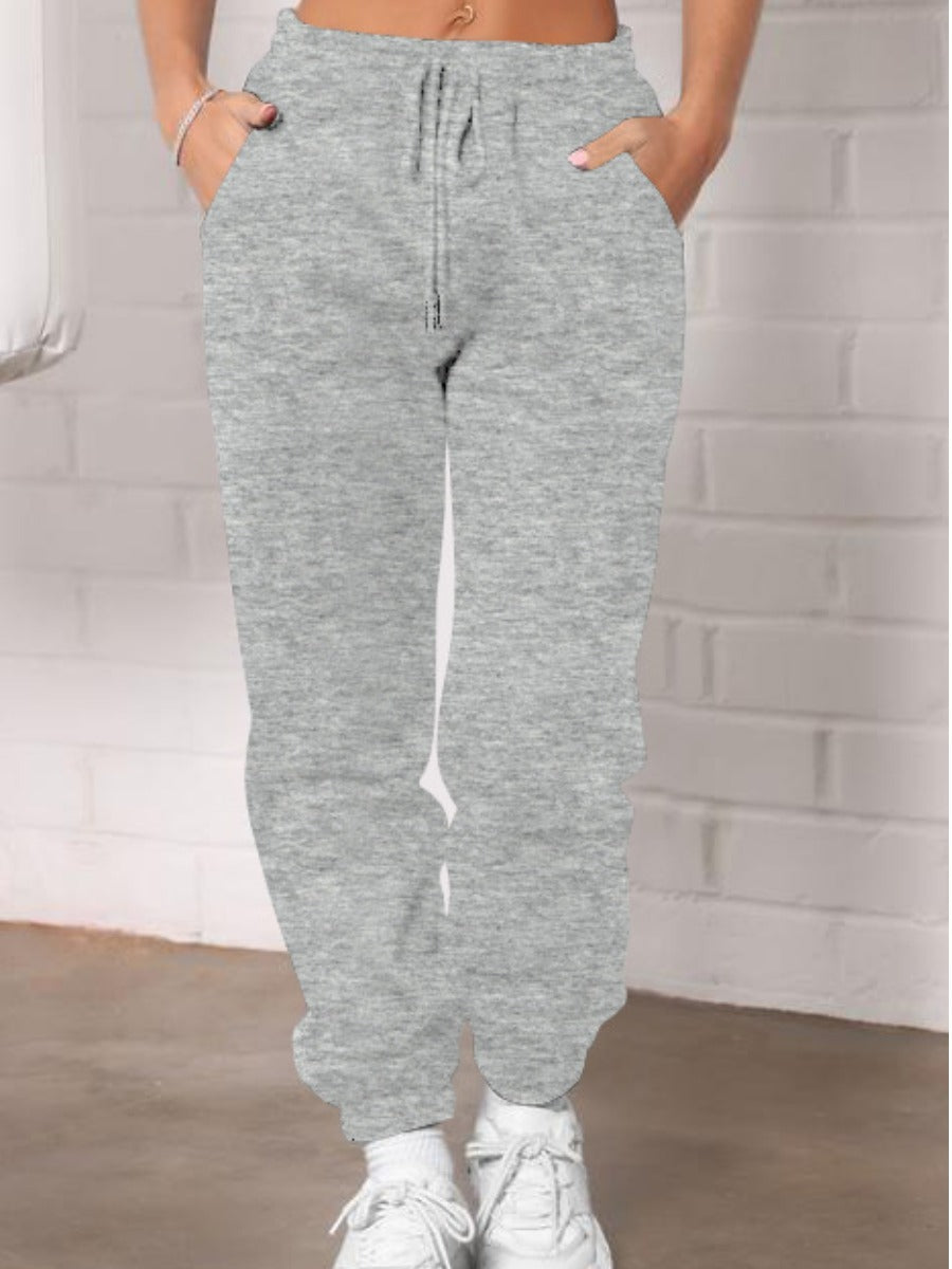 Basics Mid Waist Drawstring Pants Ar70105