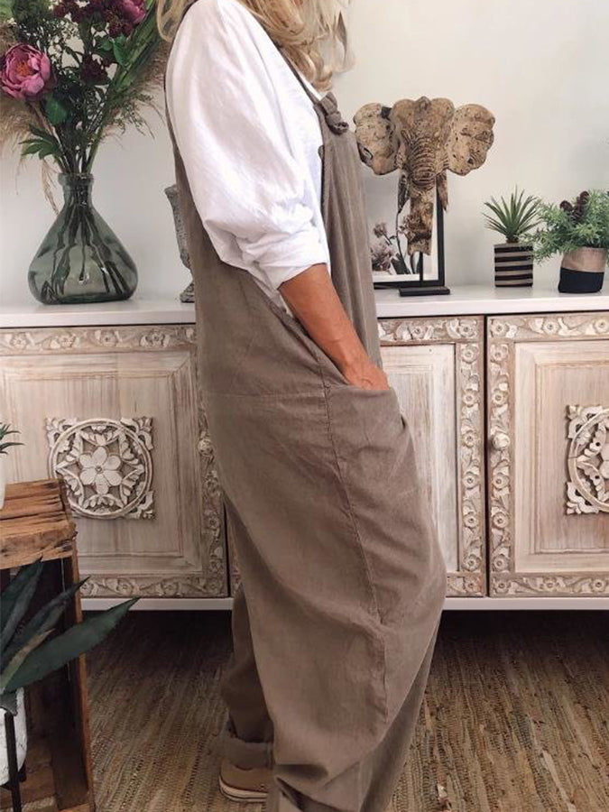 Pockets Jumpsuits