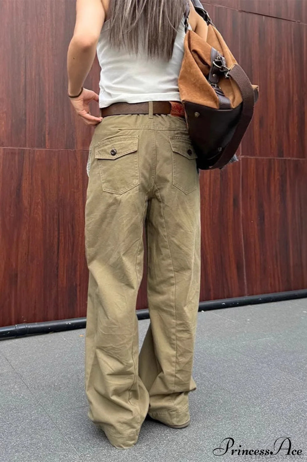 Draped Cuffed Cargo Pants