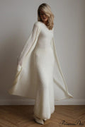 Knit Cardigan and Sleeveless Dress Two Piece Set