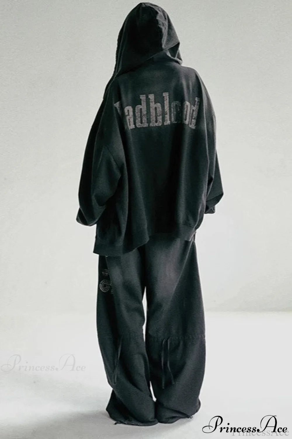 Washed Loose Wide-leg Pants