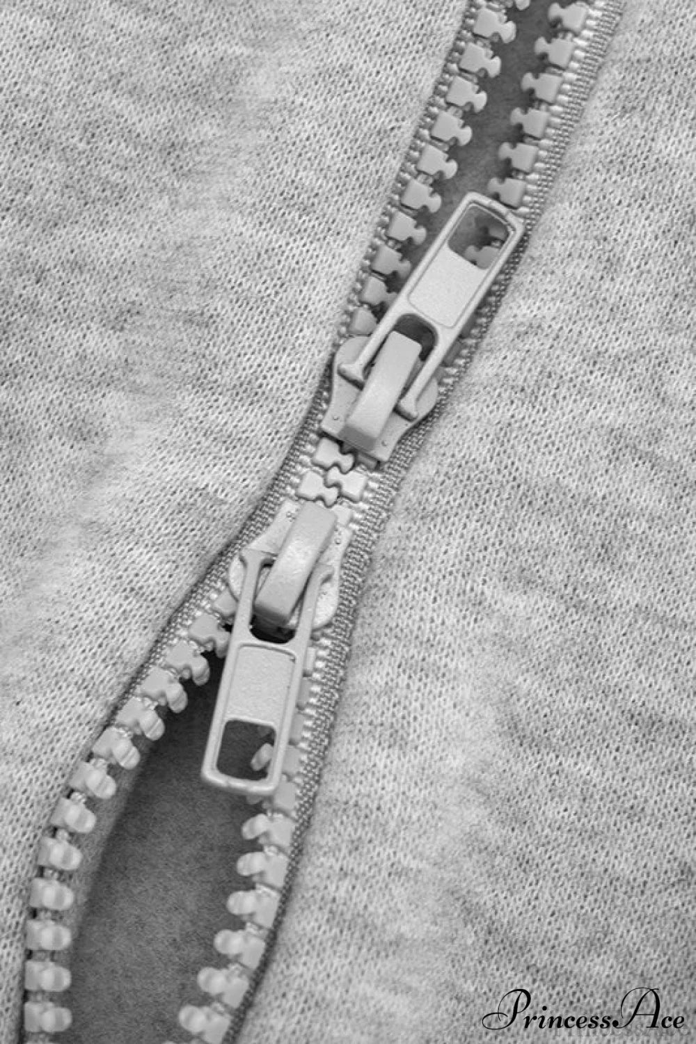 Zip Short Cardigan Hoodie